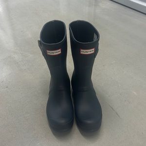 Navy Hunter Boots